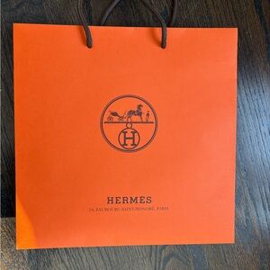 Hermes Signature Orange Bag
